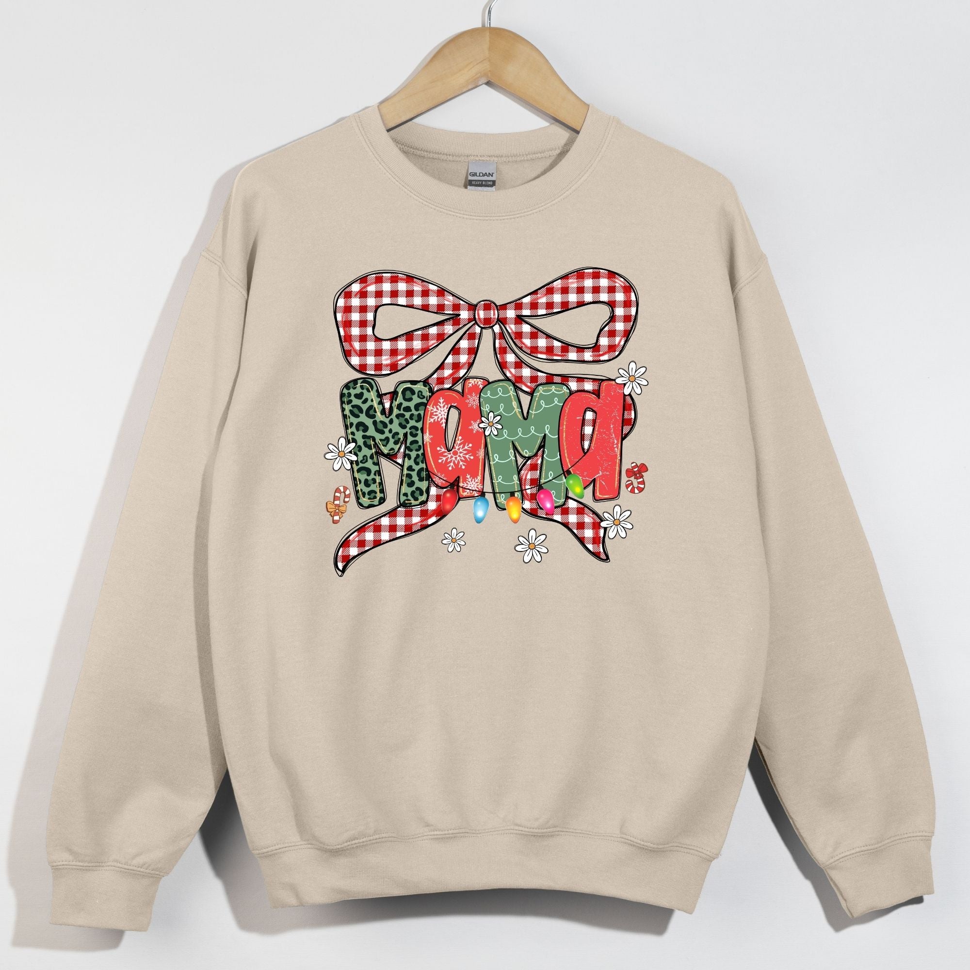 Mama Christmas Patterned