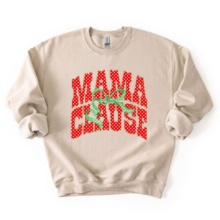 Mama Clause Green Bow