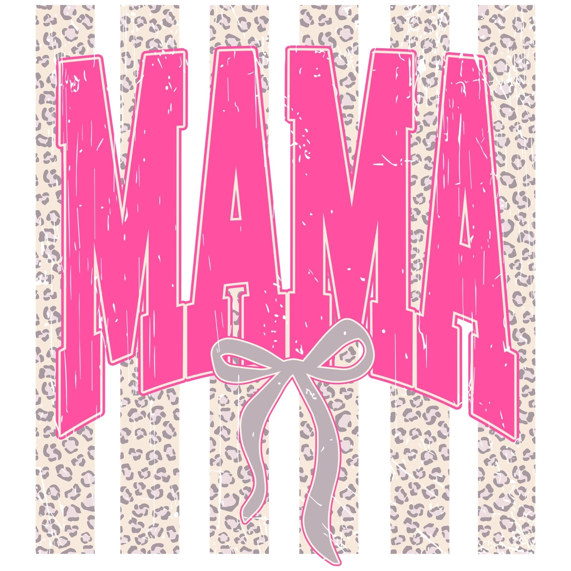 Mama Distressed Soft Cheetah