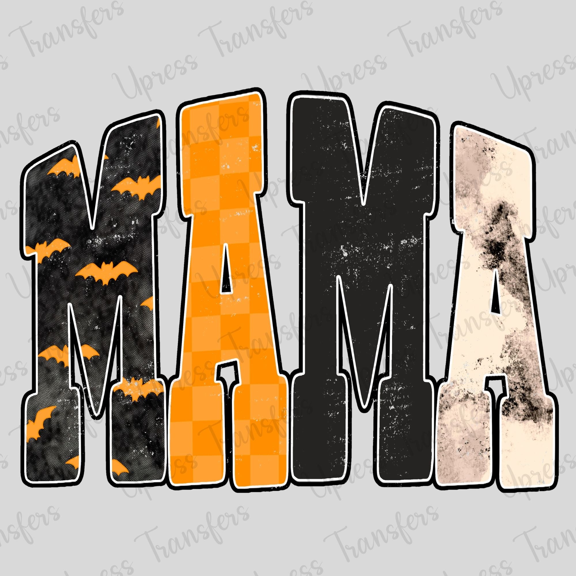 Mama Halloween Distressed