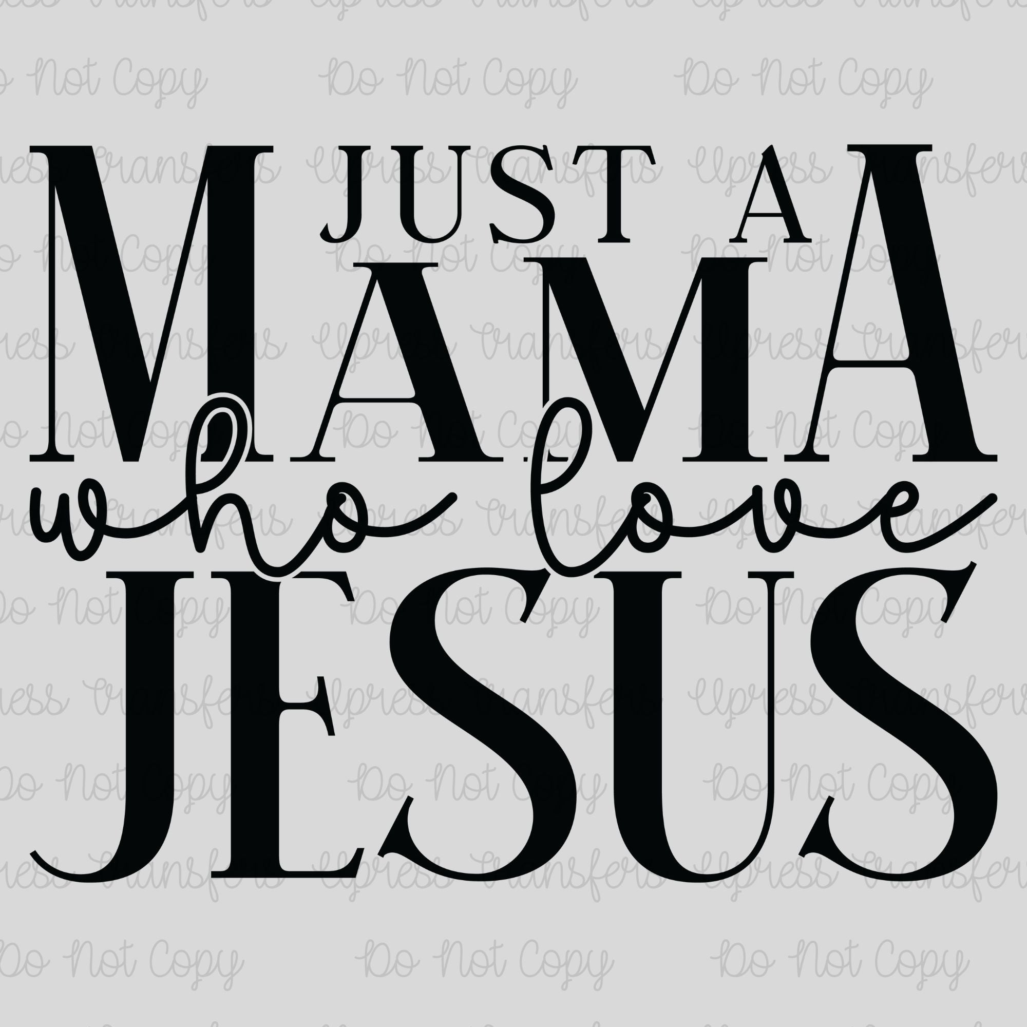 Mama Jesus Simple