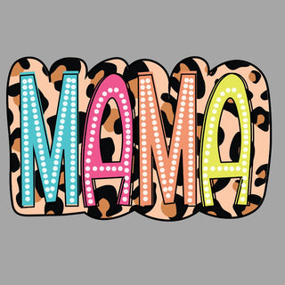 Mama Leopard Doodle Dots