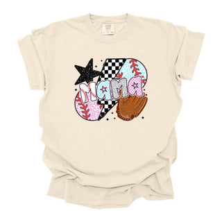Mama Multi Colored Patterns Baseball