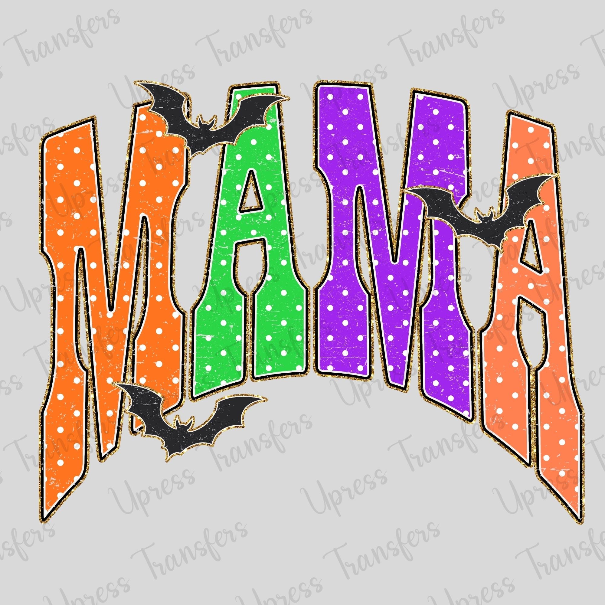 Mama Multi Colors Polka Dotted Bats