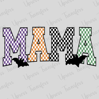 Mama Multicolored Checkered Bats