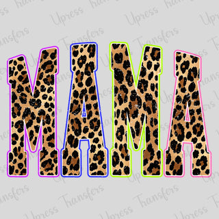 Mama Multicolored Outline