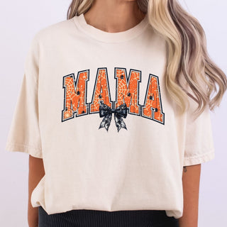 Mama Orange Webs Lace Bow