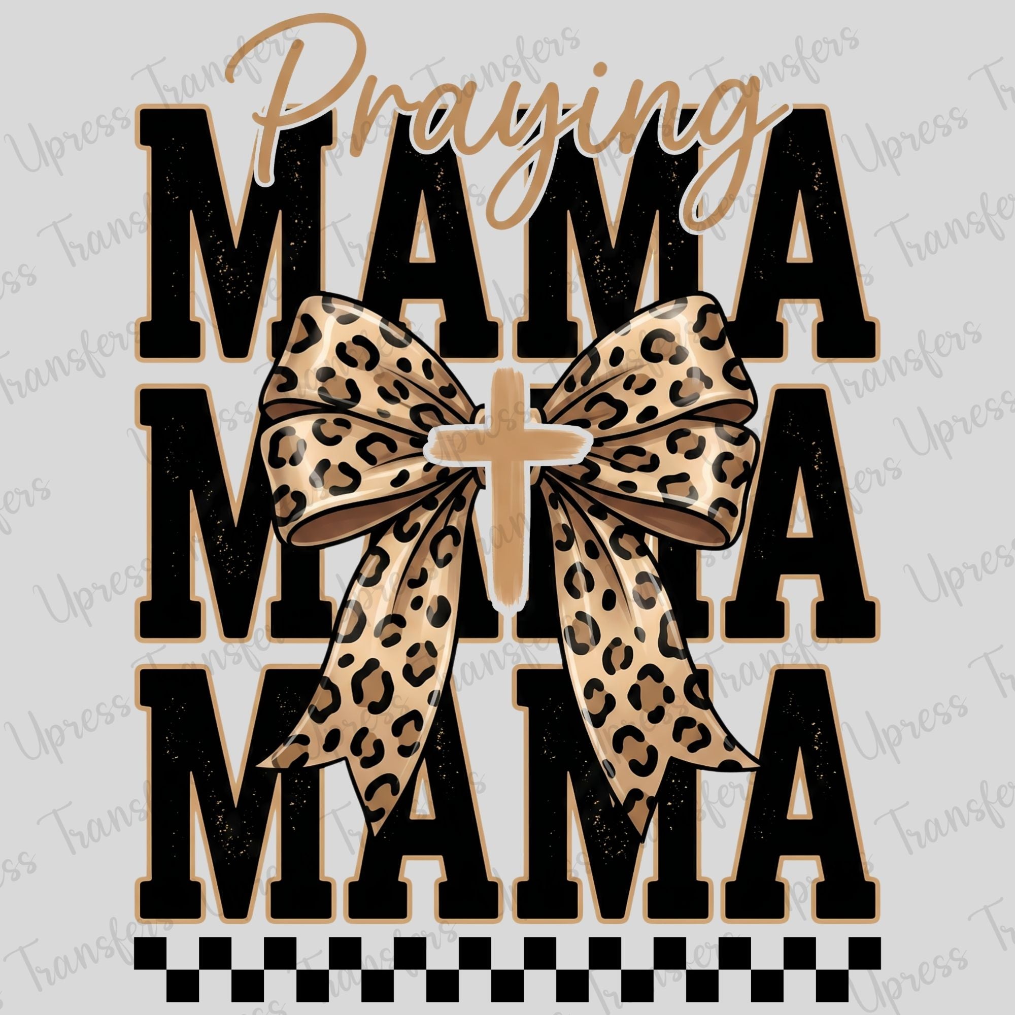 Mama Praying Leopard Bow