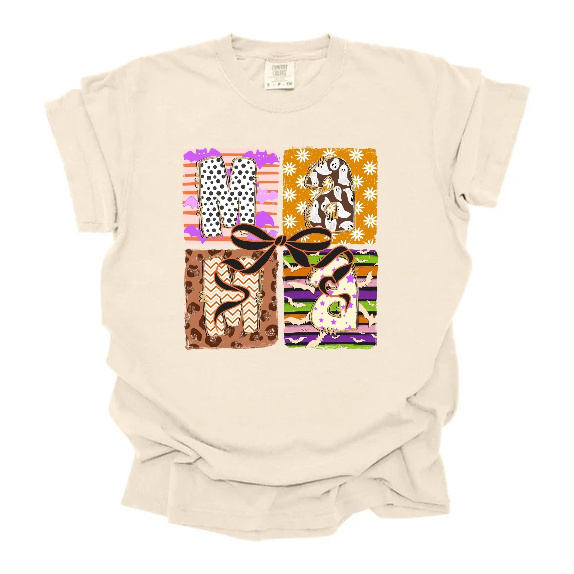 Mama Stacked Squares Halloween