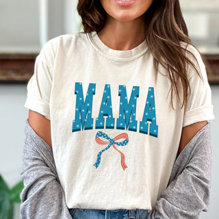 Mama Stars Font Bow
