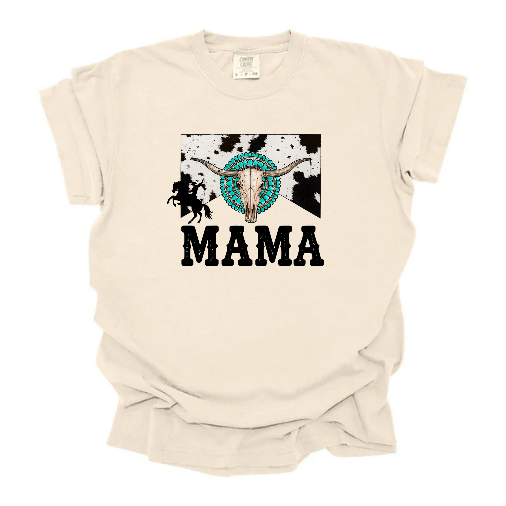 Mama Western Cow Print