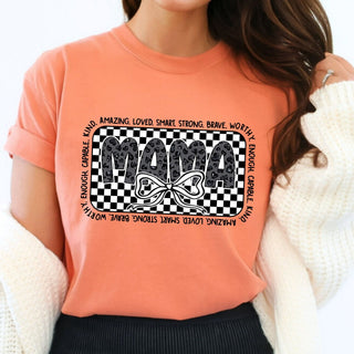 Mama Words Trendy Checkered