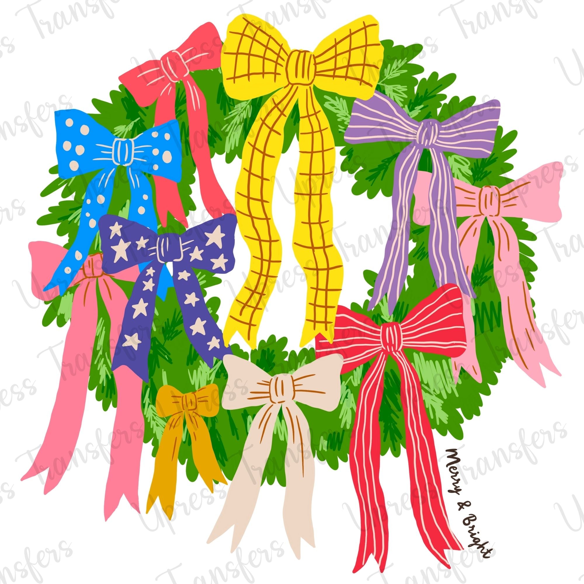 Many Bows Wreath