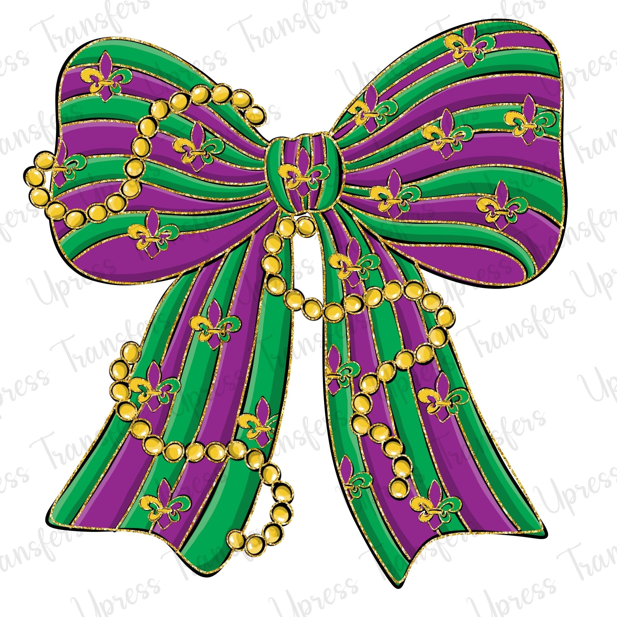 Mardi Bow Beads