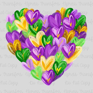 Mardi Colored Heart