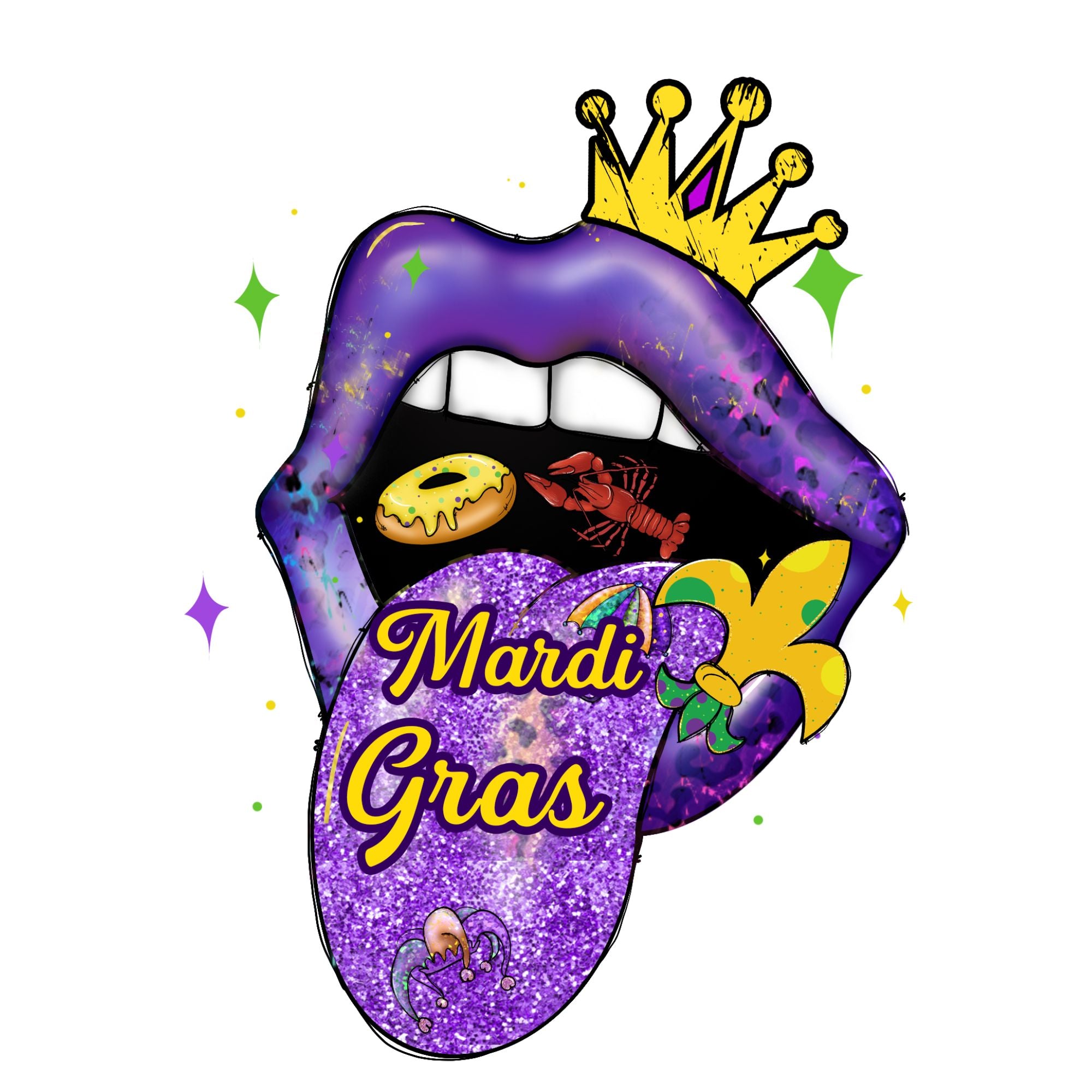 Mardi Gras Tongue