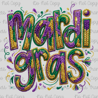 Mardi Party Stitched