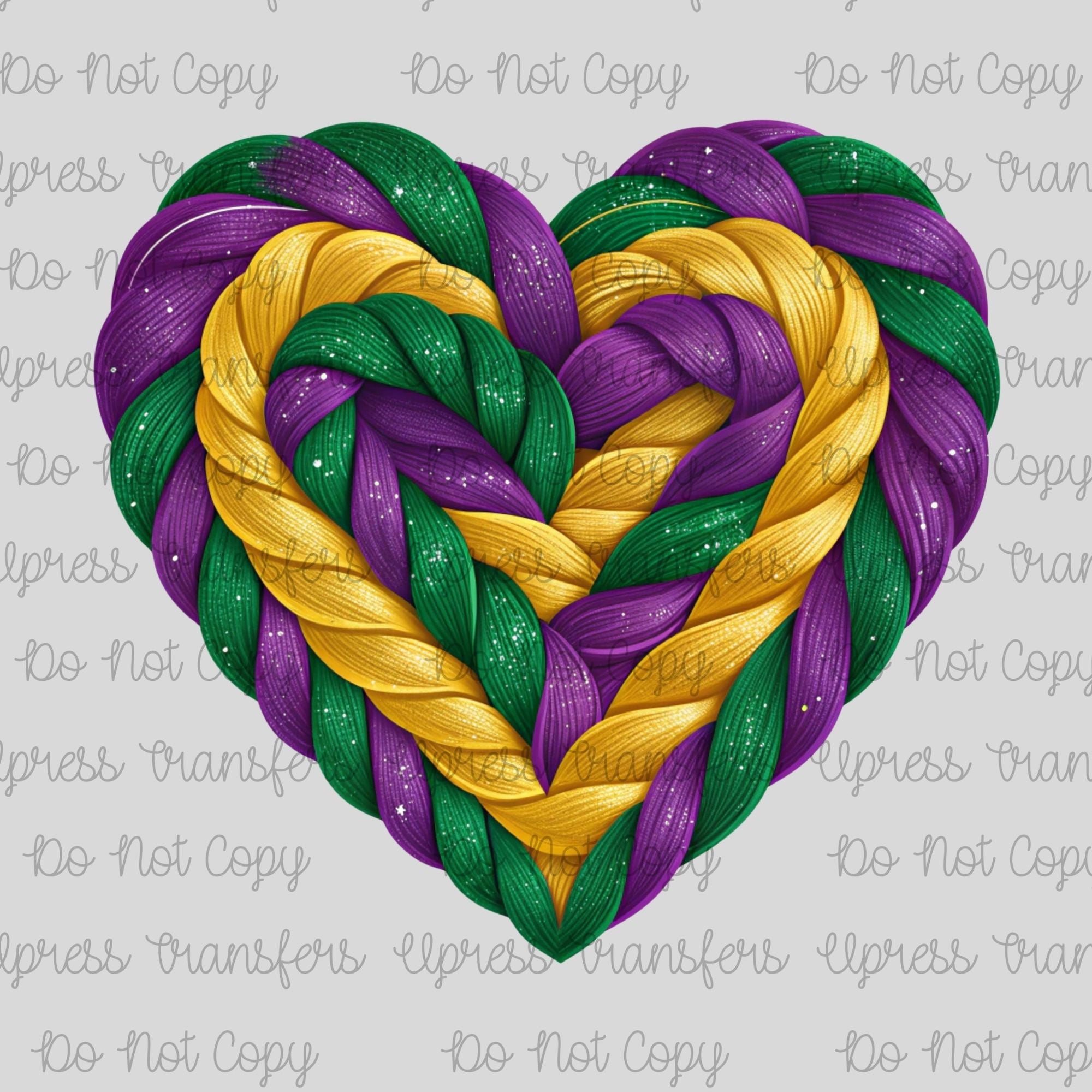 Mardi Stitched Heart