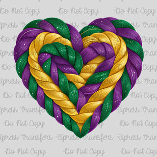 Mardi Stitched Heart