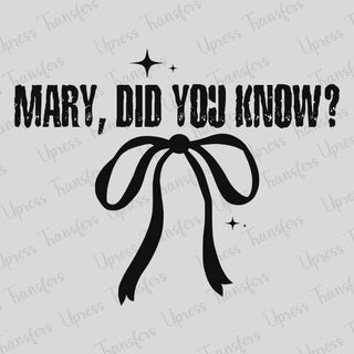 Mary Did You Know Black
