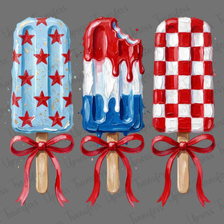Melted USA Ice Cream
