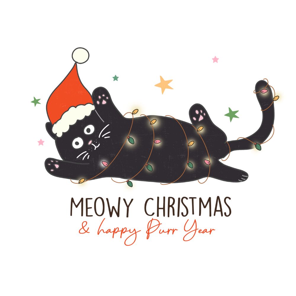 Meowy Christmas and Happy Purr Year