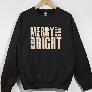 Merry And Bright Cream Stacked