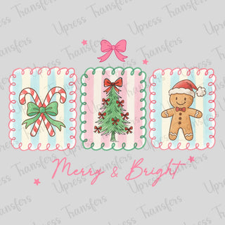 Merry And Bright Pastel Frames Trio