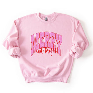Merry And Bright Pink and Red Preppy