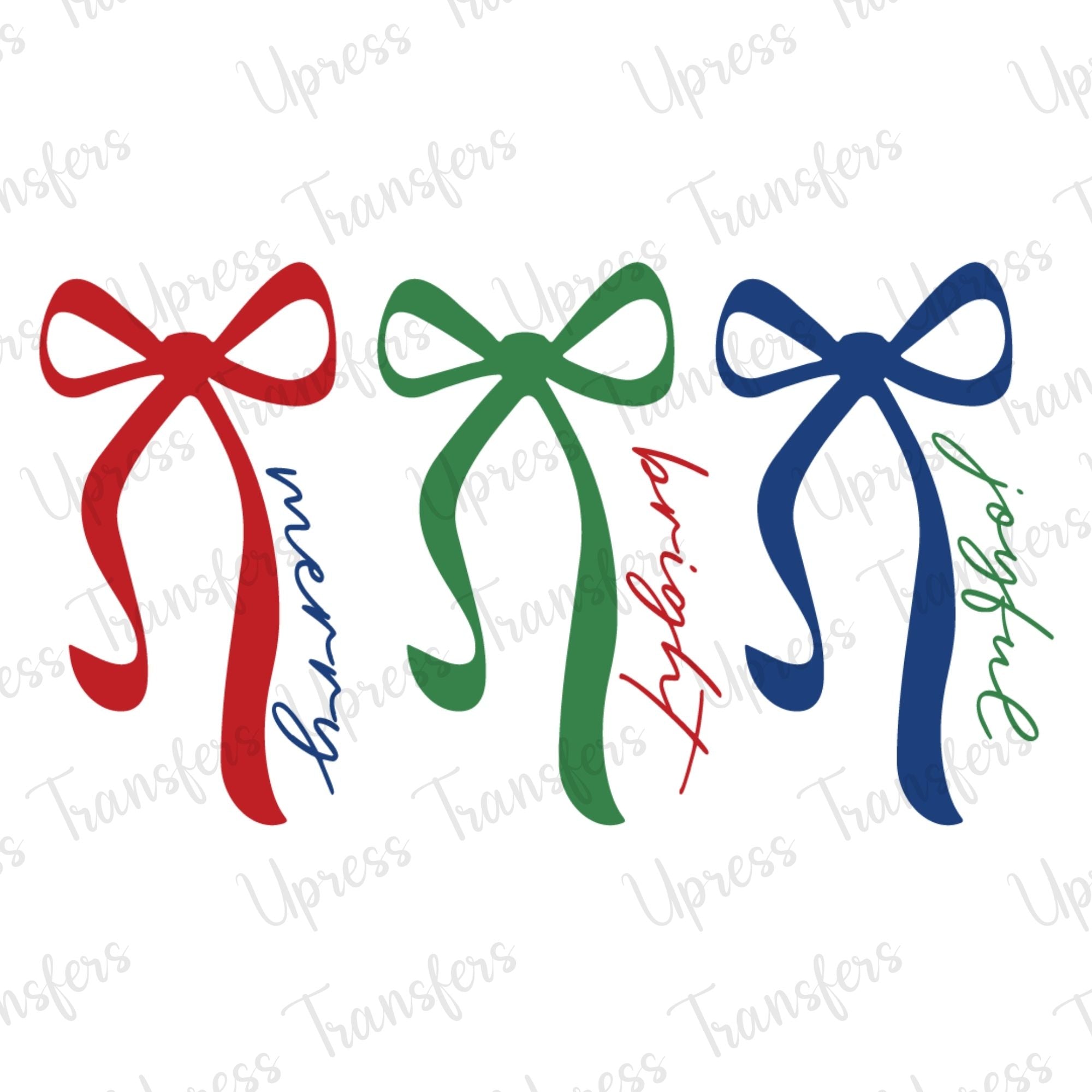 Merry Bright Joyful Bows