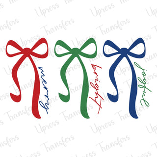 Merry Bright Joyful Bows