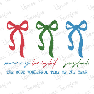 Merry Bright Joyful Bows