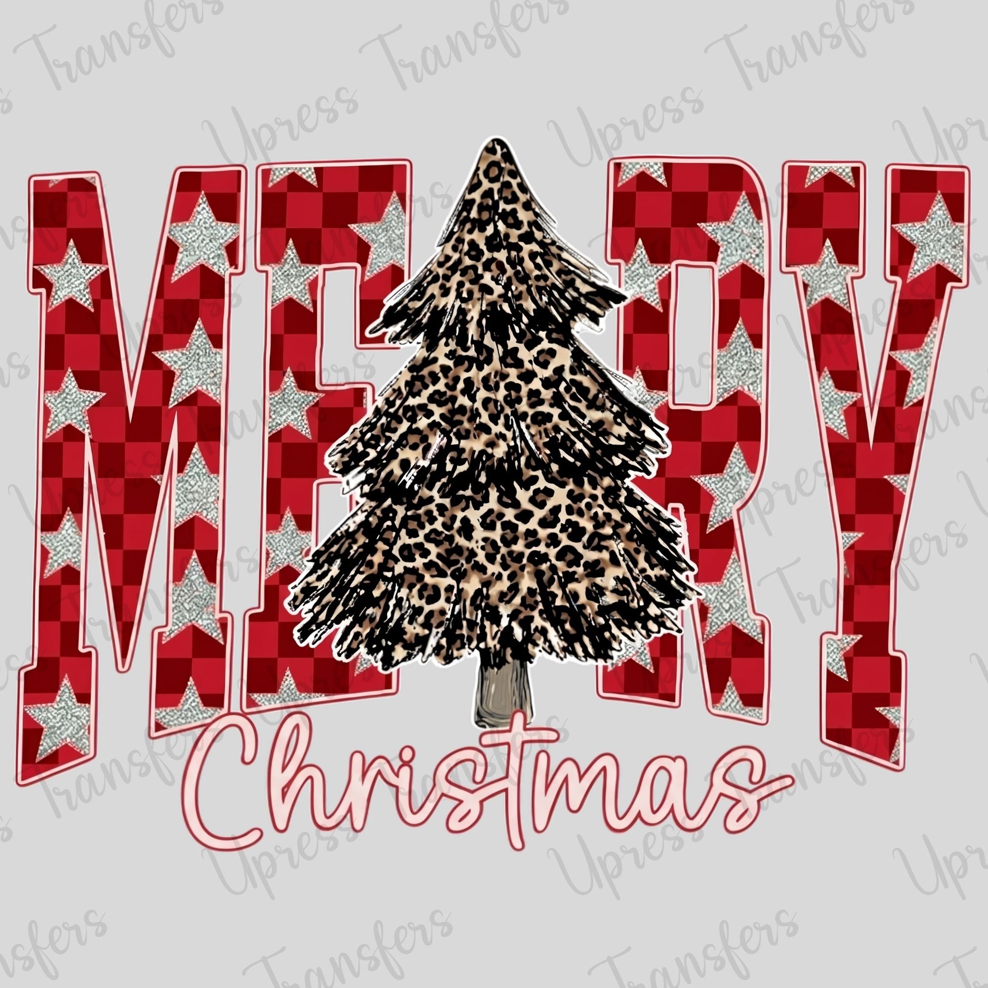 Merry Checkered Stars