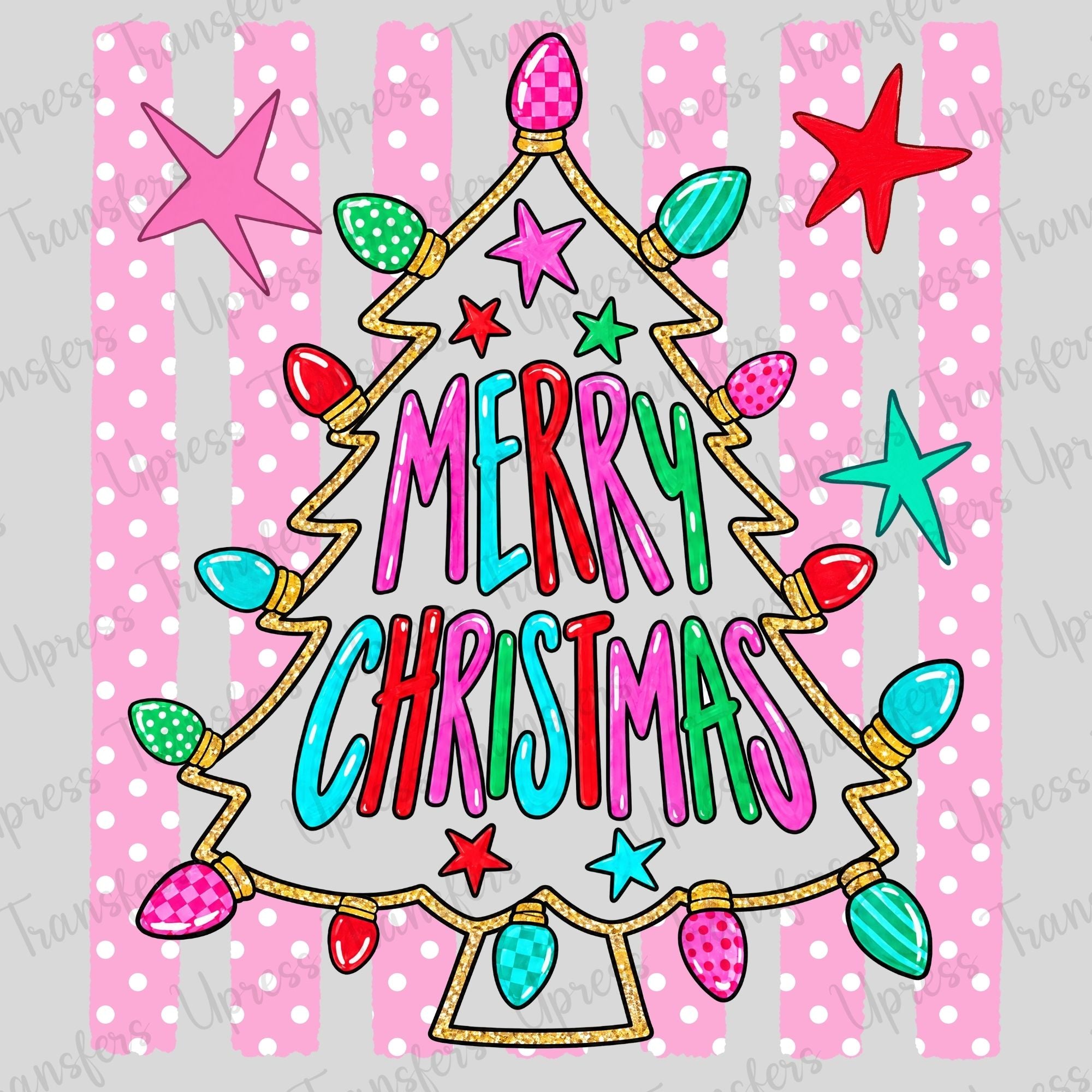 Merry Christmas Light Tree