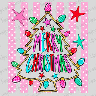 Merry Christmas Light Tree
