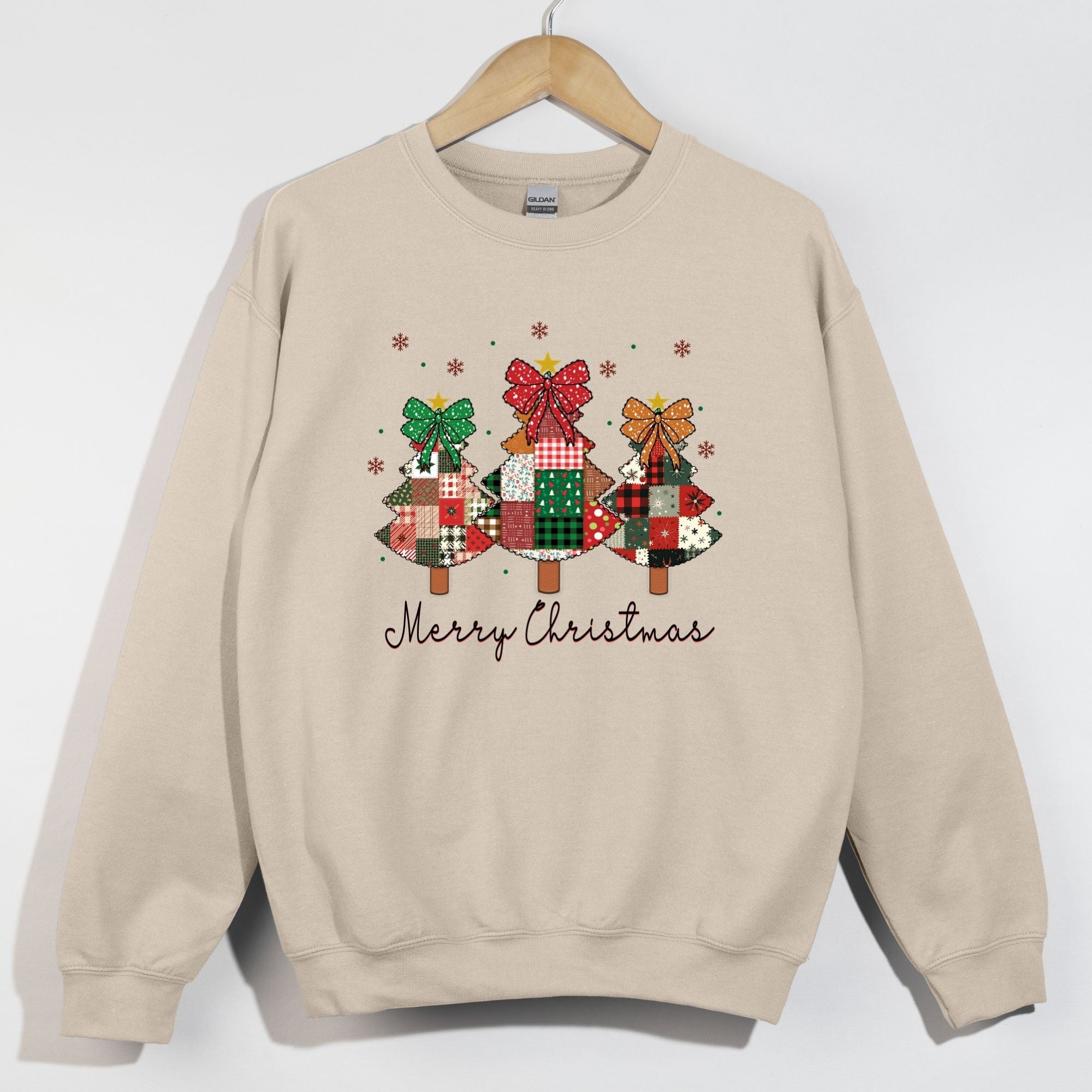 Merry Christmas Patch Trees