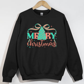 Merry Christmas Soft Pastel Cute Bow