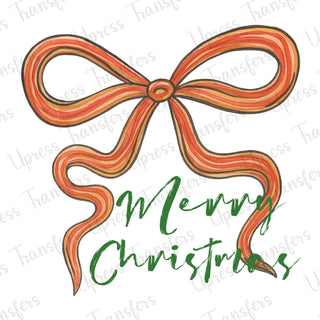 Merry Christmas Swiggly Bow