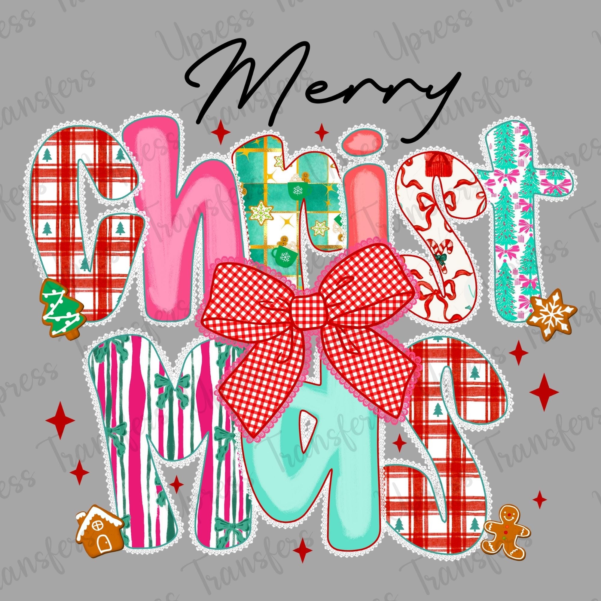Merry Christmas With White Lace