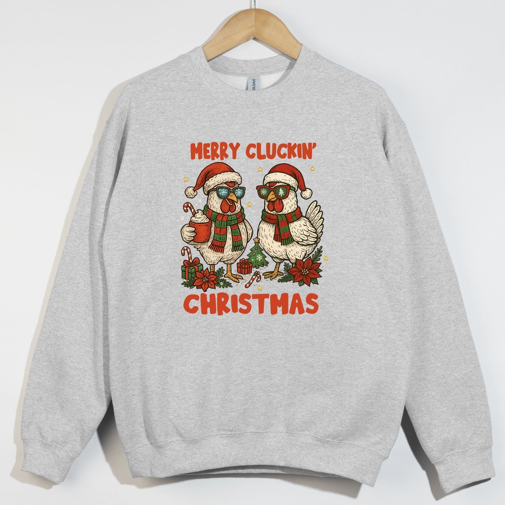 Merry Cluckin Christmas Chickens