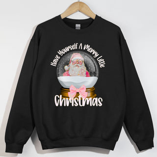 Merry Little Christmas Santa Globe