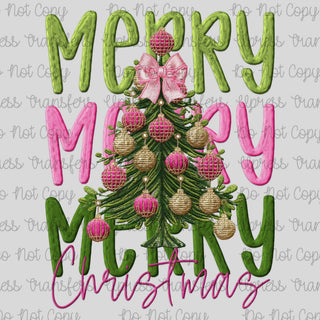 Merry Merry Merry Embossed
