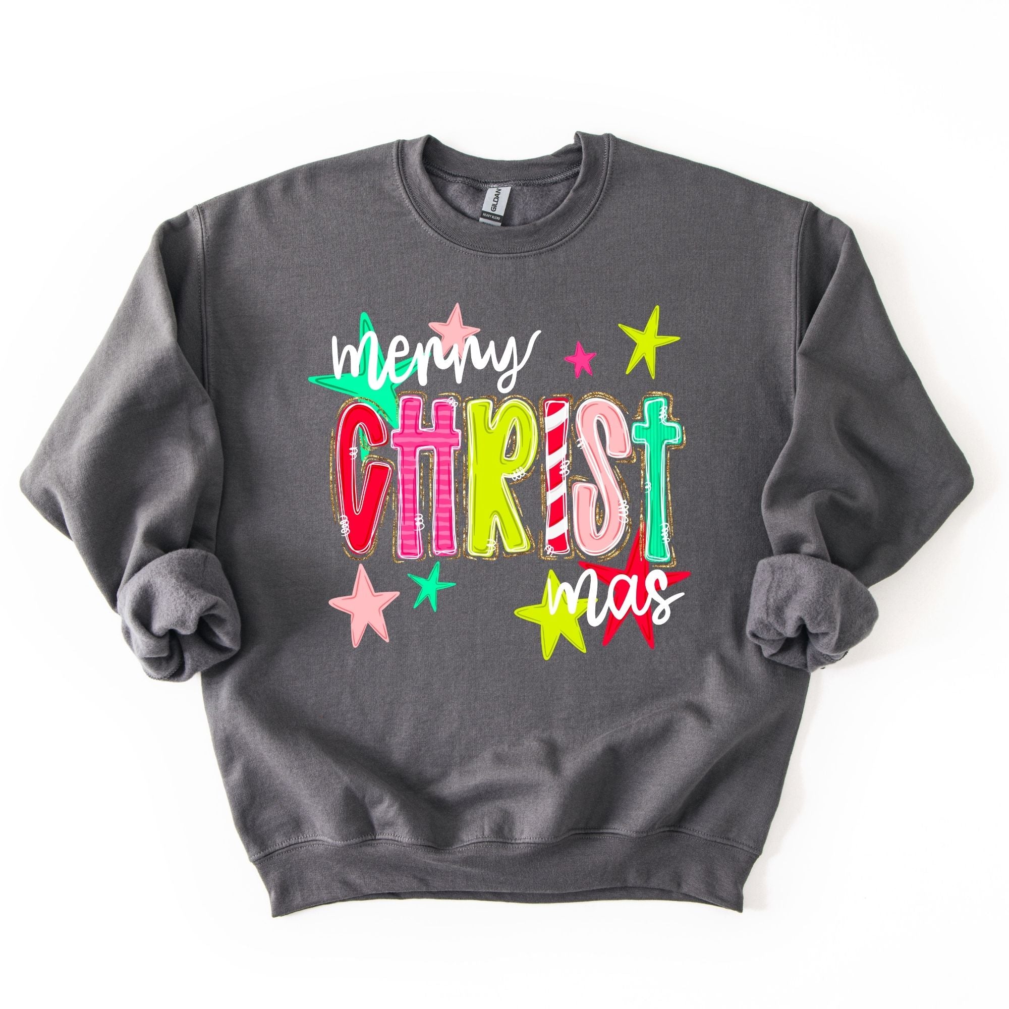 Merry White Christmas Stars
