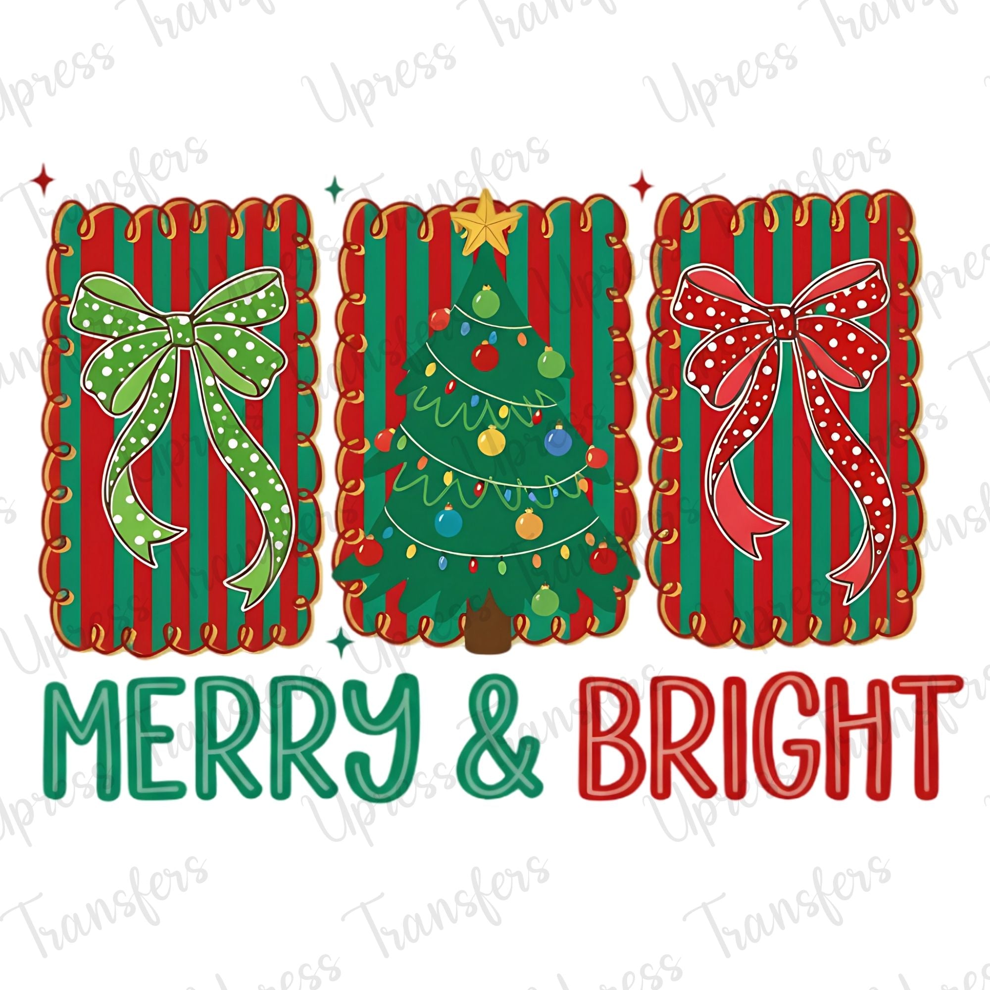 Merry and Bright Bow Tree Bow