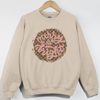 Merry and Bright Brown Checkered