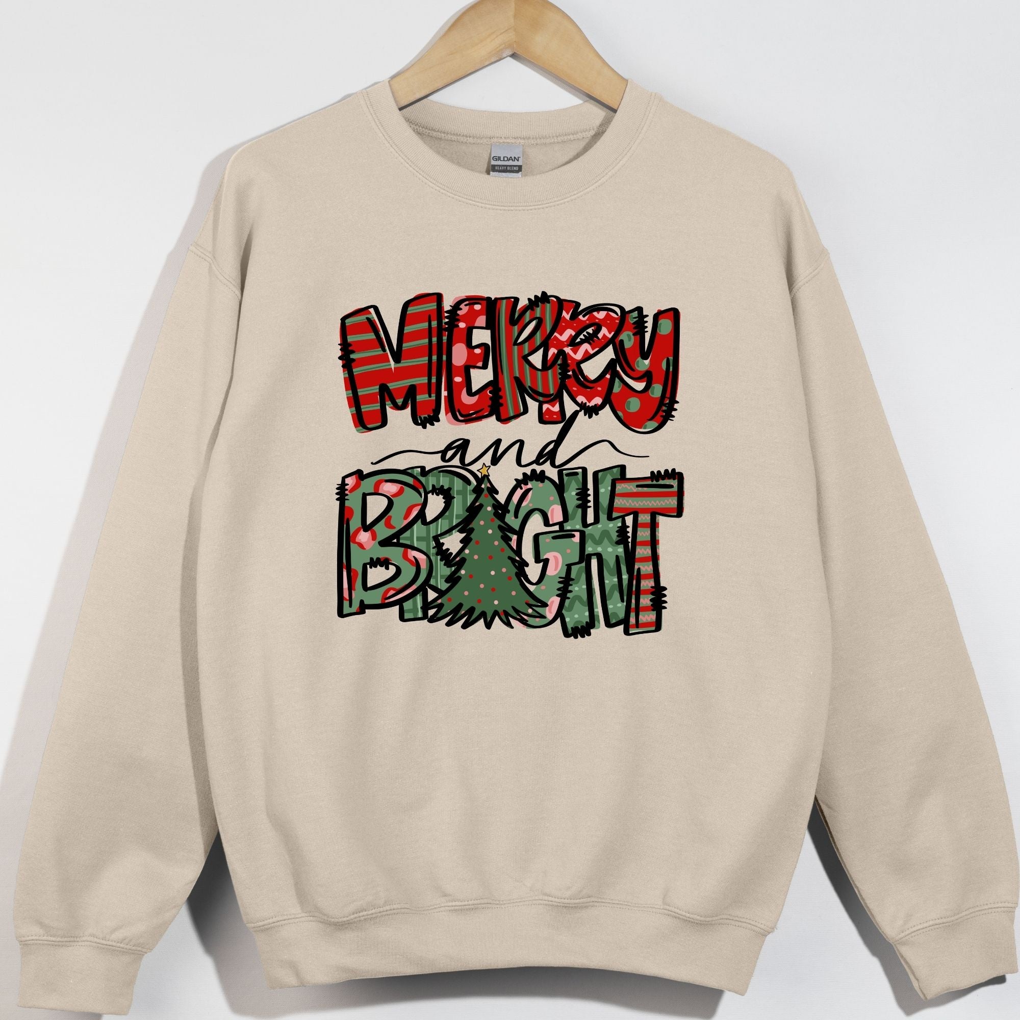 Merry and Bright Christmas Vibrant