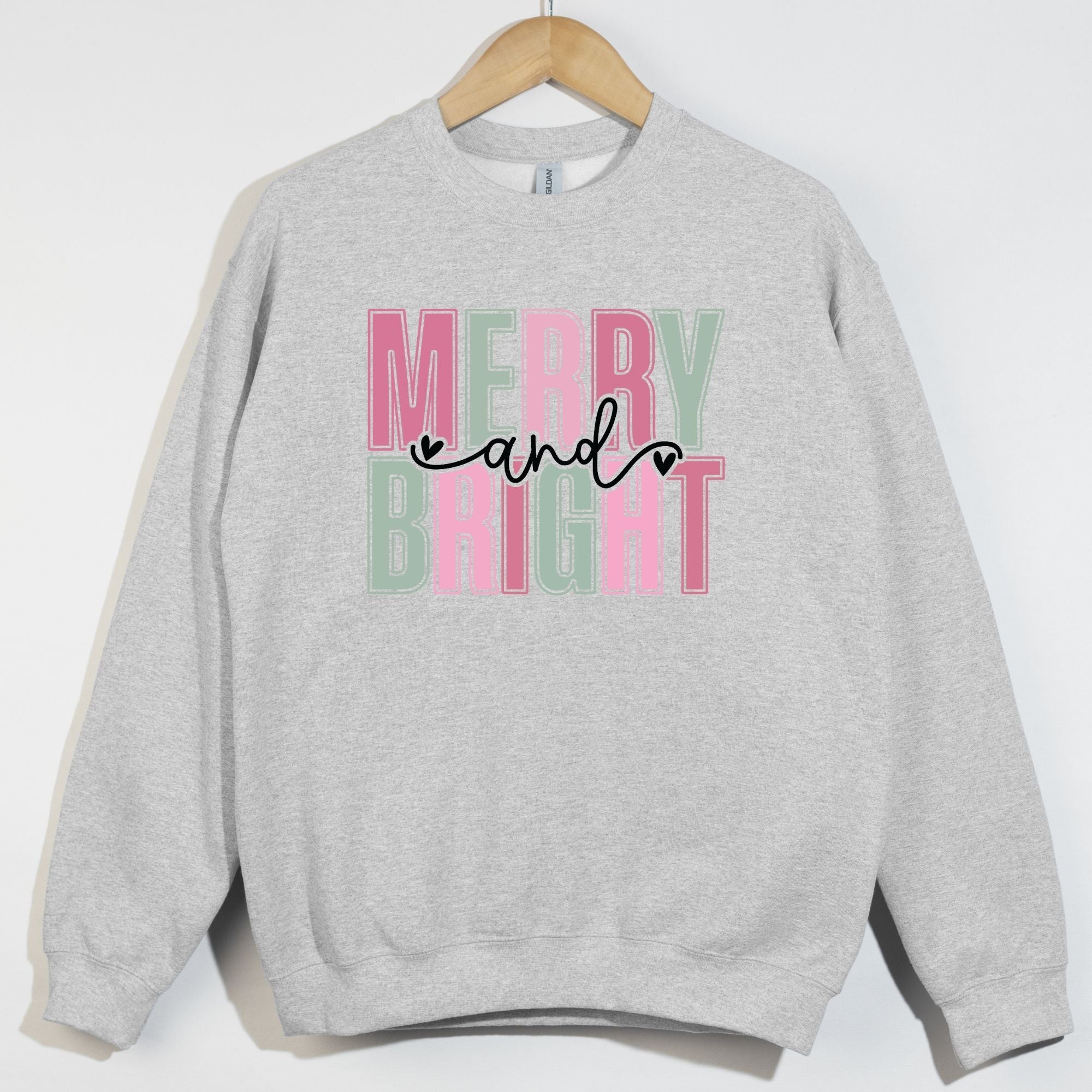 Merry and Bright Pastel Stacked