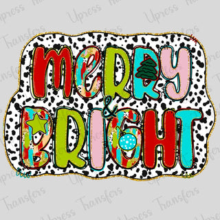 Merry and Bright Preppy Glitter