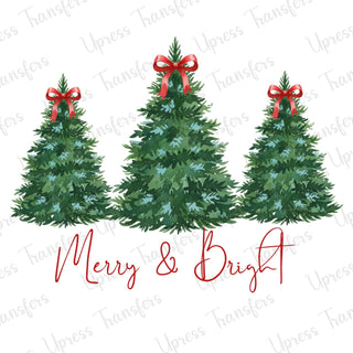 Merry and Bright Simple Tree Trio