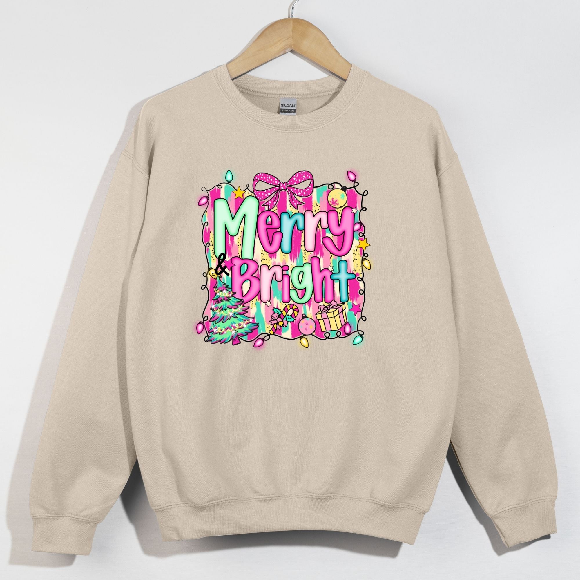 Merry and Bright Soft Pastel Neon